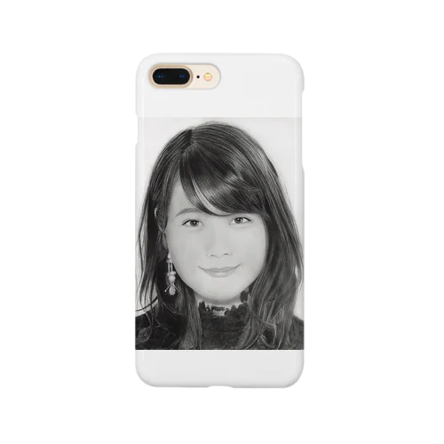 有村架純の鉛筆画 Smartphone Case