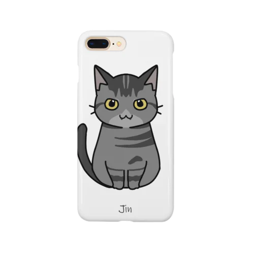 アメリカンショートのJIN スマホカバー Smartphone Case