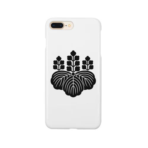 豊臣秀吉/太閤/五七の桐/ブラック Smartphone Case