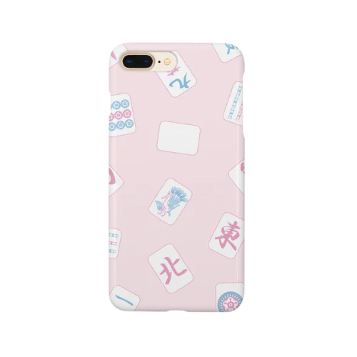 麻雀ふわふわピンク Smartphone Case