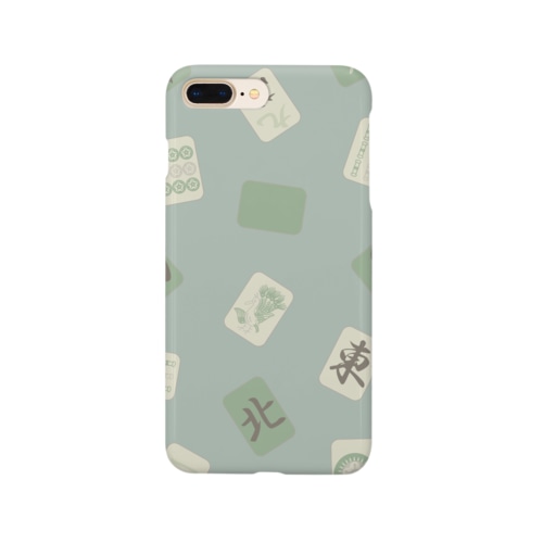 麻雀レトログリーン Smartphone Case