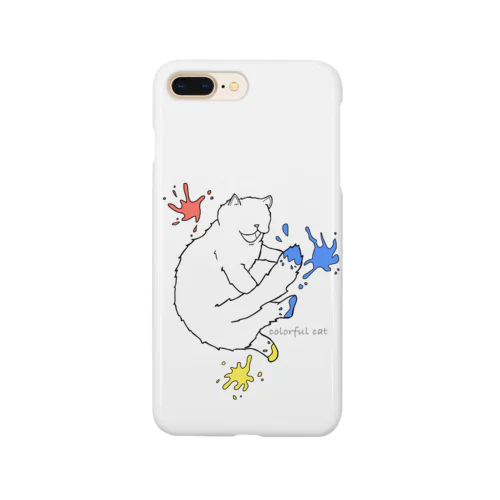 カラフルキャット。 Smartphone Case