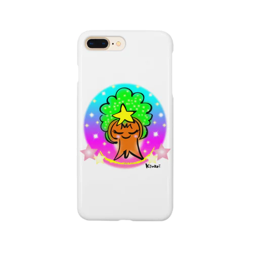 モックン虹色 マルサイズ Smartphone Case