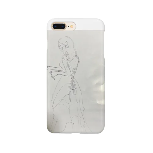 ドレス 、後ろ姿 Smartphone Case