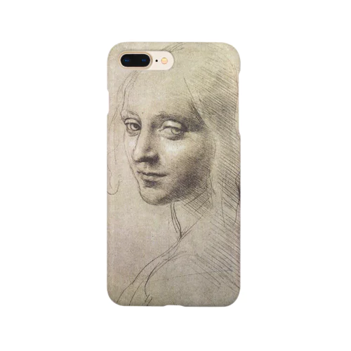 レオナルド・ダ・ヴィンチ 《少女の頭部／〈岩窟の聖母〉の天使のための習作》 Smartphone Case