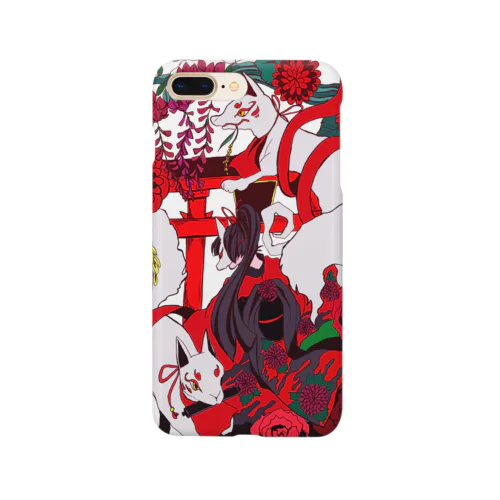 鳥居と狐姫 Smartphone Case