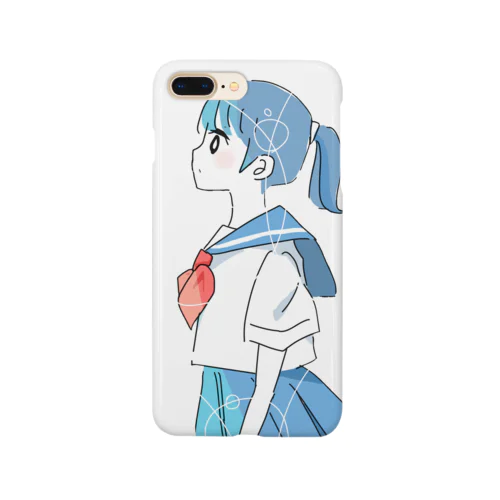 ポニテちゃん　セーラー服 Smartphone Case