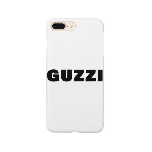 GUZZI スマホケース　白 스마트폰 케이스