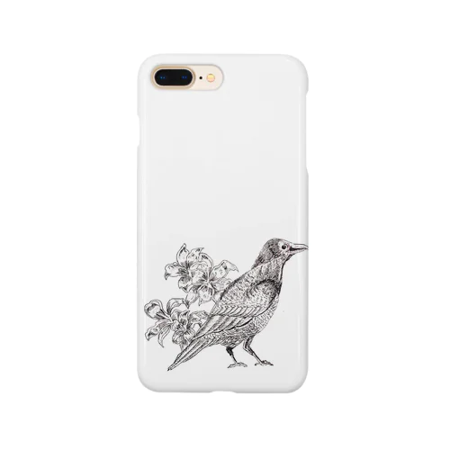 simple bird doodle Smartphone Case