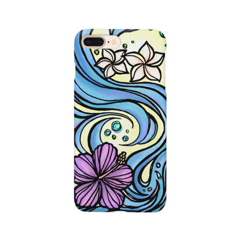 wave.flower.001 Smartphone Case