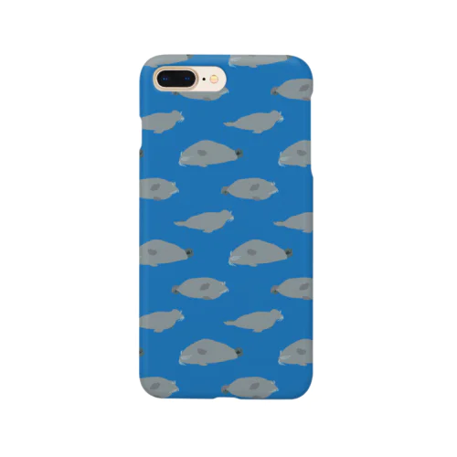 seal_pattern_blue Smartphone Case