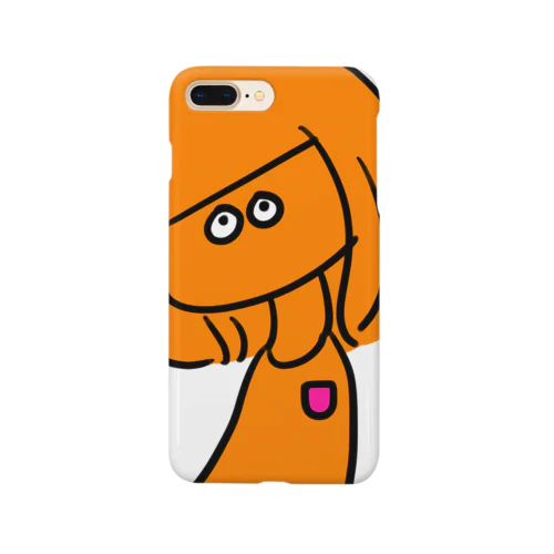 ORANGE GIRL スマホケース