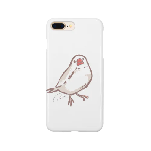 首かしげ文鳥 Smartphone Case