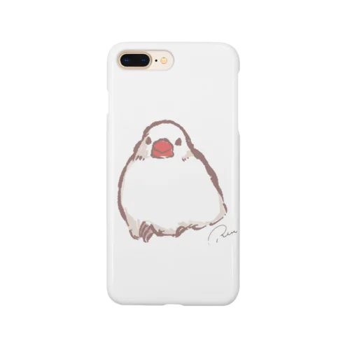 溶けてる文鳥 Smartphone Case