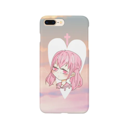 ゆめかわ少女と空 Smartphone Case