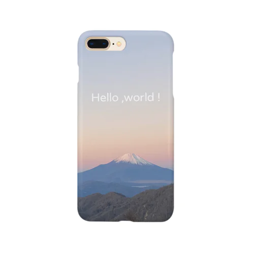 淡い空の富士山 Smartphone Case