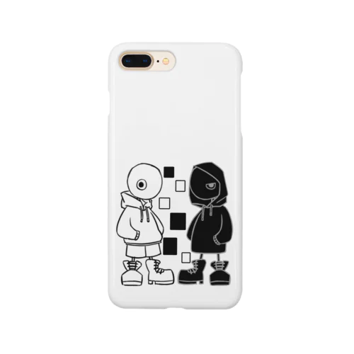 黒と白。 Smartphone Case