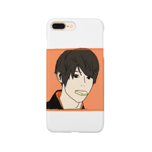 食べてる 男の子  __フーディー Smartphone Case