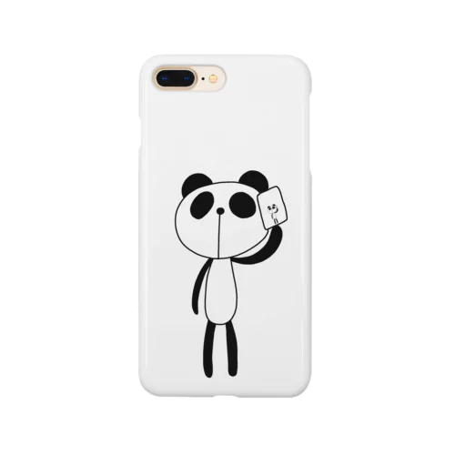 電話中のゆるいパンダ Smartphone Case