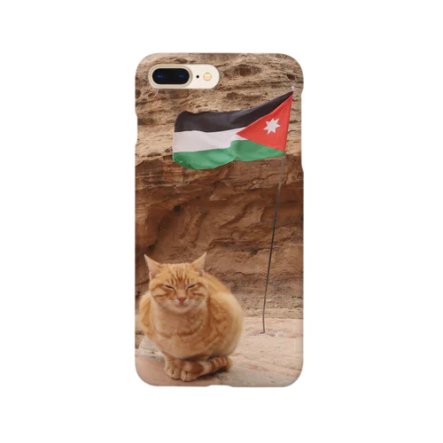【世界一周旅】ヨルダン ペトラ遺跡で出会ったネコ Smartphone Case