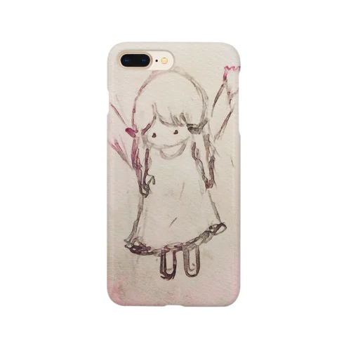 ばんざーいしてる女の子 Smartphone Case