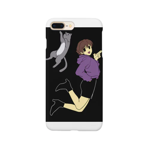 女の子と猫 Smartphone Case