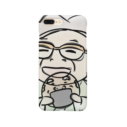 煎餅になった爺さん Smartphone Case