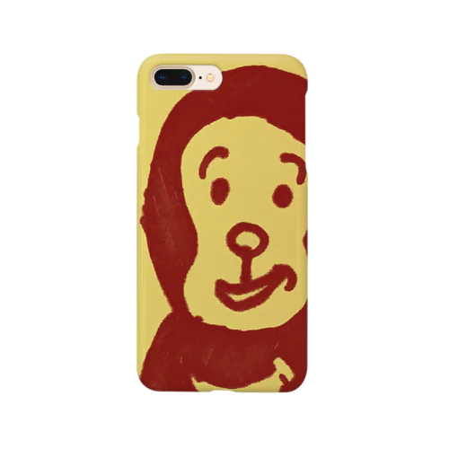 小馬鹿にするゴリラ(イエロー) Smartphone Case