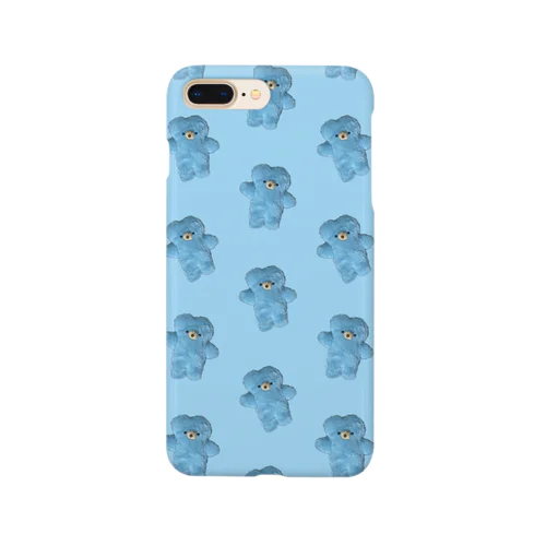 青い青いふわふわのくまくま。 Smartphone Case