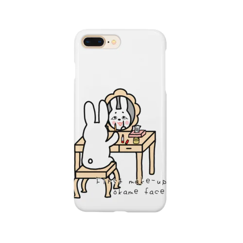 初めてお化粧してみたよ Smartphone Case