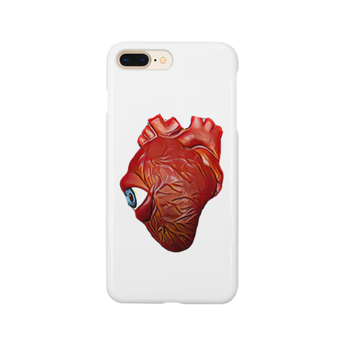 眼球付き心臓 Smartphone Case