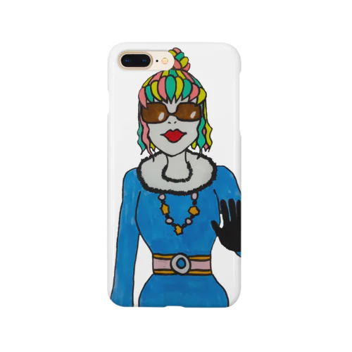 Colorful Hair Woman No.4 Smartphone Case
