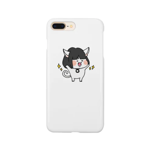 おかっぱ猫ぶんちゃん（白） Smartphone Case