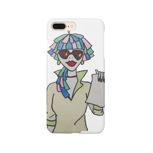 Colorful Hair Woman No.6 Smartphone Case