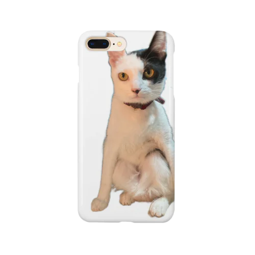 変な座り方の猫 Smartphone Case