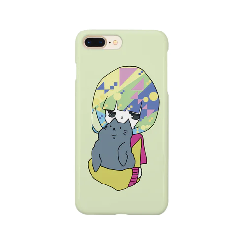 ねこのうしろあたまをかぐおんなのこ  -からふる- Smartphone Case