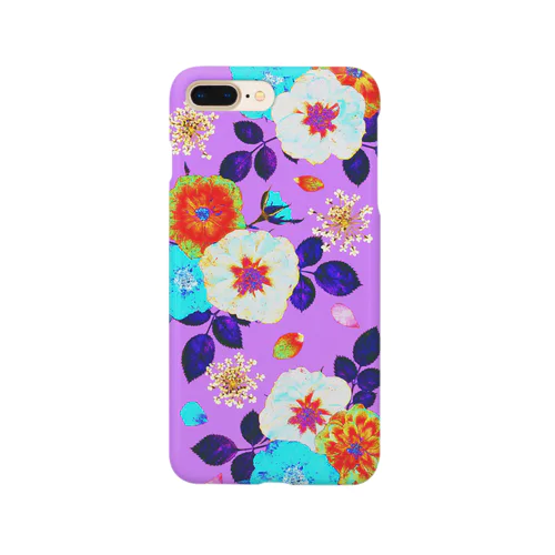 Colorful Rose (Purple) スマホケース