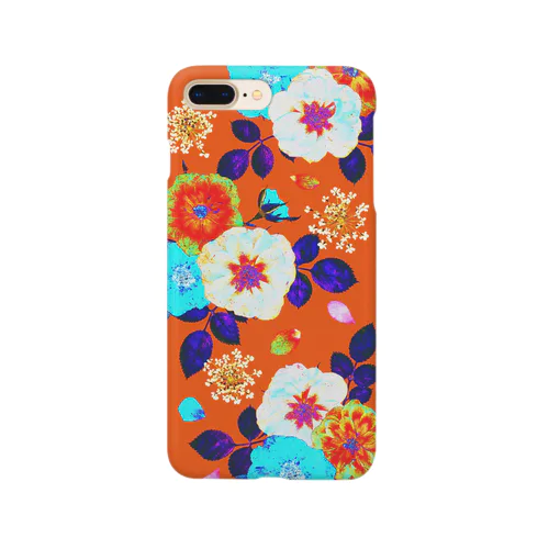 Colorful Rose (Orange) スマホケース