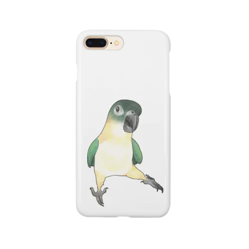 ご機嫌なズグロシロハラインコのカイ君【まめるりはことり】 Smartphone Case