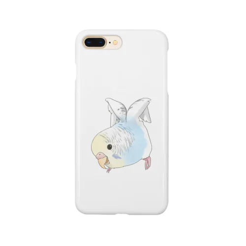 ご機嫌羽セキセイインコちゃん【まめるりはことり】 Smartphone Case