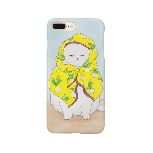 かぶスカーフの猫 Smartphone Case