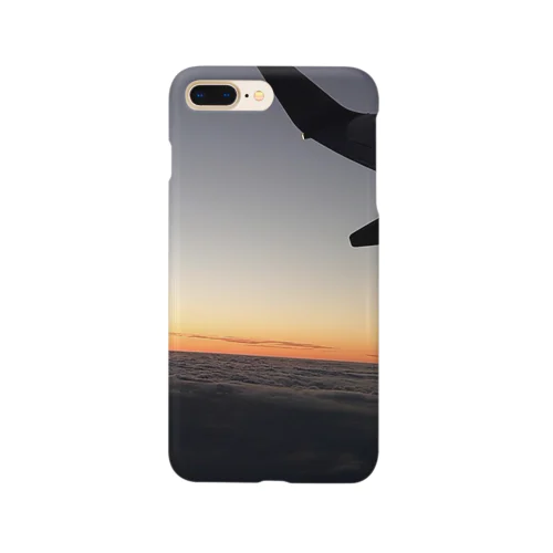 夕焼けと飛行機 Smartphone Case