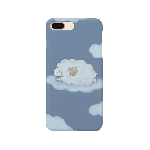 羊のお昼寝　夜の手招き Smartphone Case