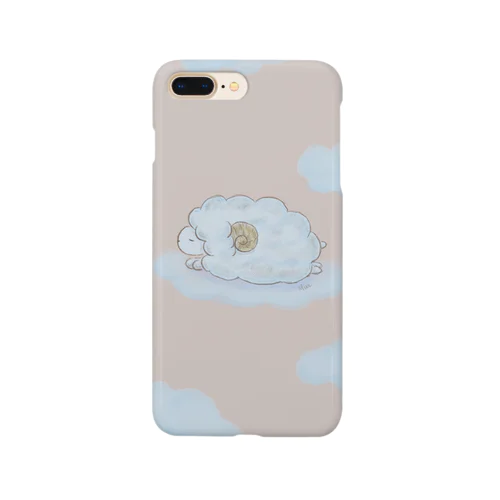 羊のお昼寝　太陽とおはよう Smartphone Case