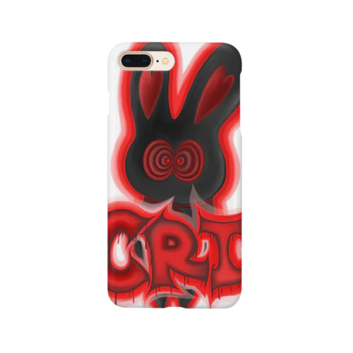 Crazy Rabbit Shop Ikeda red スマホケース Smartphone Case