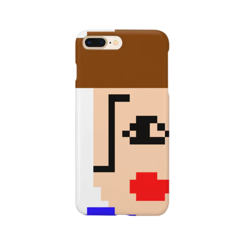 リーゼント燃えてるよ　ドット絵2 Smartphone Case