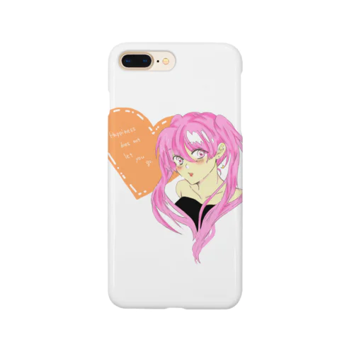 ピンク髪の女の子。 Smartphone Case