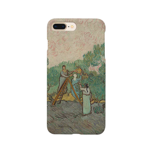 ゴッホ　/　オリーブ摘みの女性　Women Picking Olives 1889 Smartphone Case