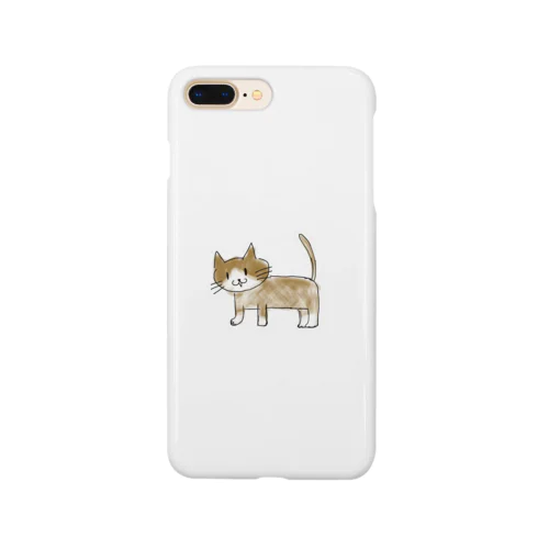 茶色のねこ。 Smartphone Case