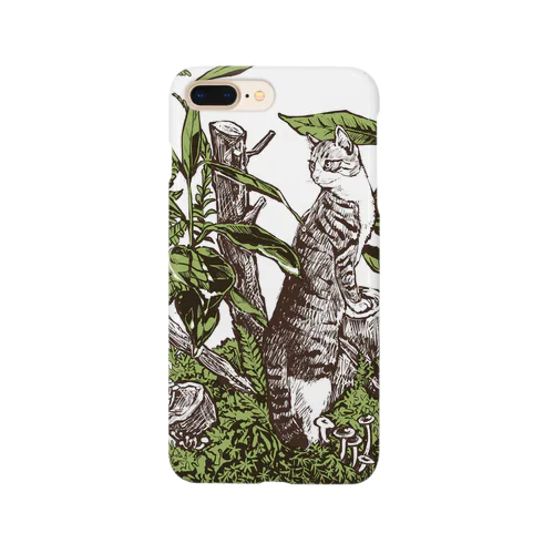 猫と苔テラリウム Smartphone Case